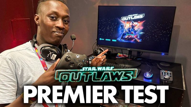 STAR WARS OUTLAWS : J'y ai JOUÉ pendant 1 HEURE en AVANT-PREMIÈRE 🔥 Mon 1ER TEST