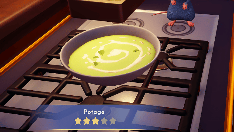 Potage Disney Dreamlight Valley : comment préparer cette recette 3 étoiles ?