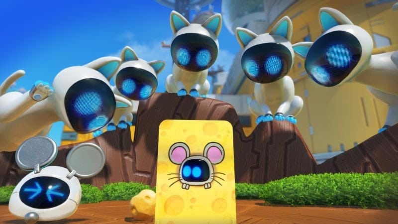 Astro Bot directeur : "C'est normal de faire un petit jeu".
