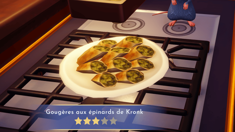 Gougères aux épinards de Kronk Disney Dreamlight Valley : comment préparer cette recette 3 étoiles ?