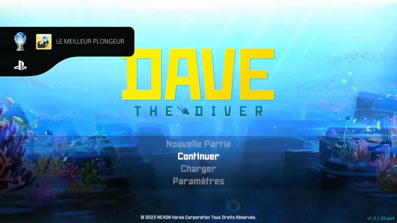 Platine 3644 : Dave The Diver PS4