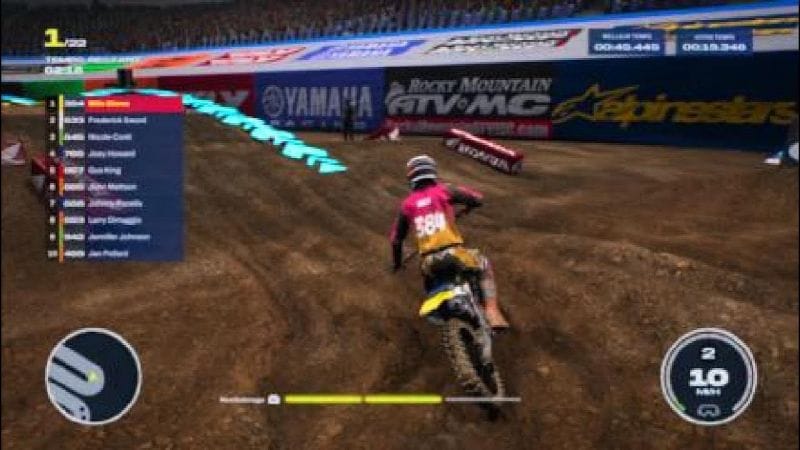 Monster énergy Supercross 6 Modes Carrière Top 1