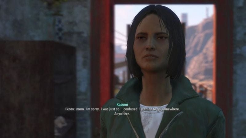 Kasumi Nakano Fallout 4 : Comment la renvoyer auprès de ses parents dans la quête "Près de chez moi" ?