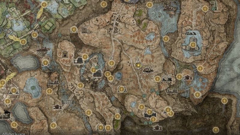 Carte Elden Ring DLC : Régions, accès cachés, croix de Miquella... Comment retirer le nuage de guerre dans Shadow of the Erdtree ?
