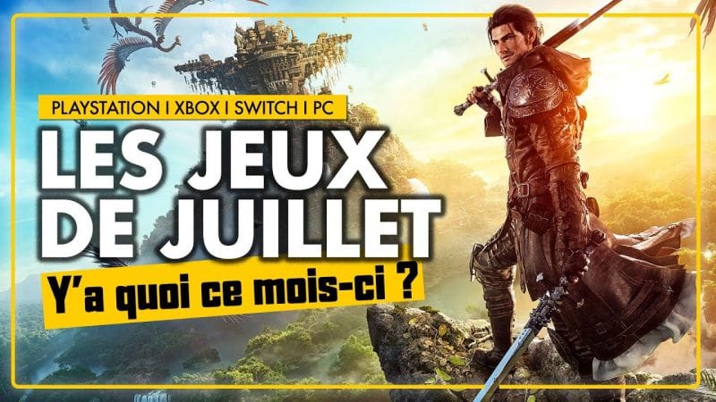 TOP 10 des sorties jeux vidéo en JUILLET 2024 ! 🎮