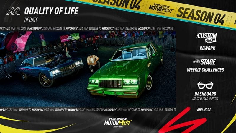 The Crew Motorfest Season 4 Quality of Life Improvements – June 27th