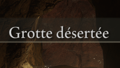 Grotte Désertée