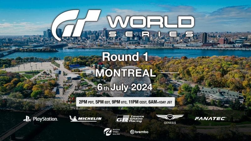 La manche  1 des Gran Turismo World Series  2024 se déroulera à Montréal le samedi  6  juillet.