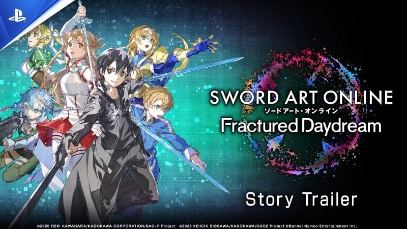 SWORD ART ONLINE Fractured Daydream - Trailer de l'histoire | PS5