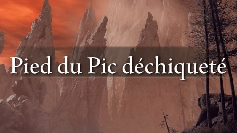 Pied du Pic Déchiqueté
