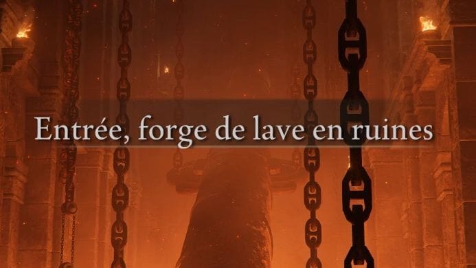 Forge de lave en ruines