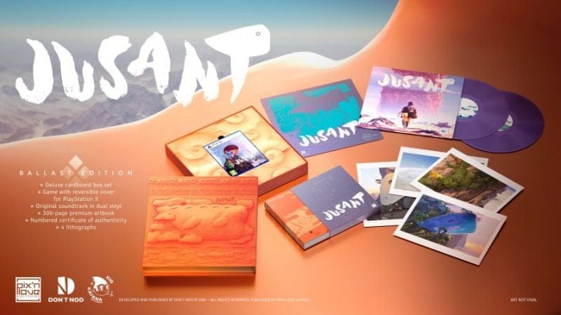 JUSANT annonce une édition physique sur PS5, un collector et un artbook de toute beauté