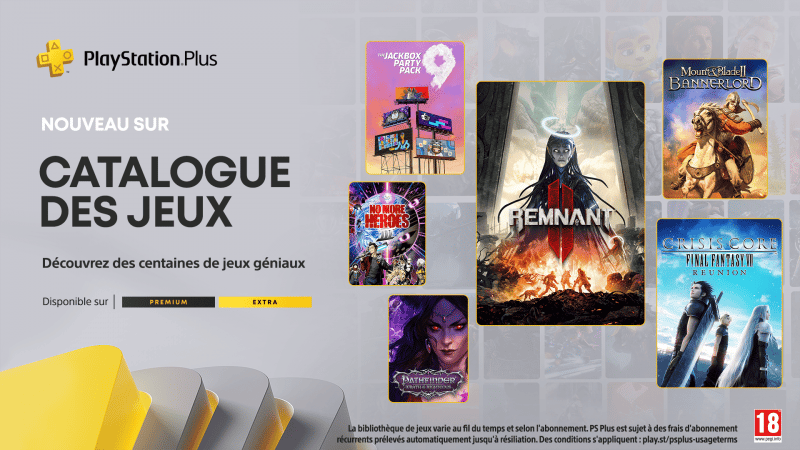 Catalogue des jeux PlayStation Plus pour juillet : Remnant II, Crisis Core – Final Fantasy VII – Reunion et plus encore