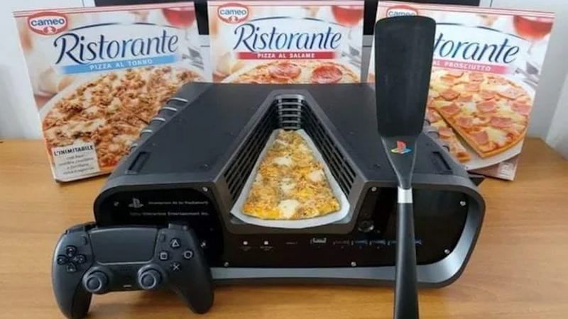 Un devkit de la PS5 a été vendu comme appareil à pizza