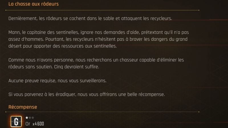 La chasse aux Rôdeurs