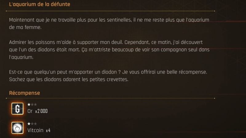 L'aquarium de la défunte