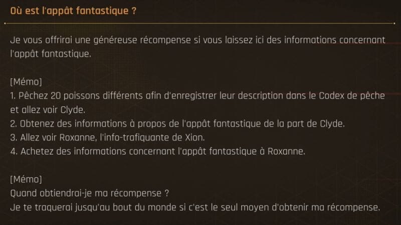 Où est l'appât fantastique ?