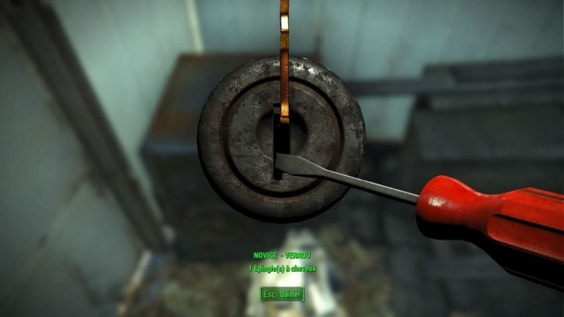 Épingle à cheveux Fallout 4 : Où en trouver pour crocheter des serrures ?