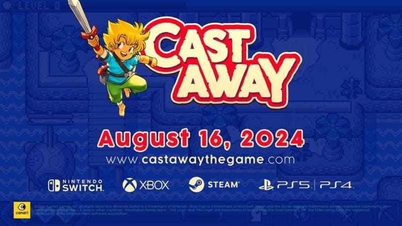 Castaway : Le charmant jeu d'aventure retro sortira sur toutes les plateformes le 16 août