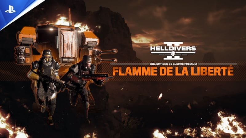 Helldivers 2 - Obligations de guerre premium (Warbond) - Flamme de la liberté | PS5, PC