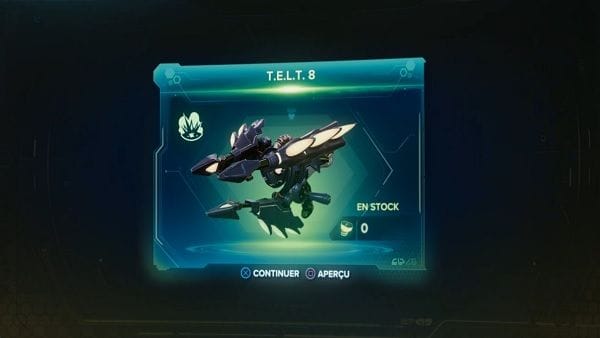 L'arme T.E.L.T. 8