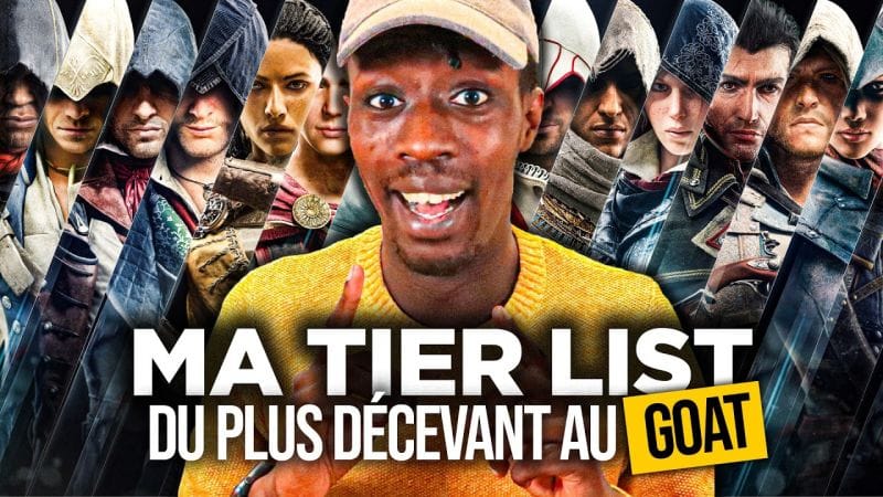 Je classe tous les ASSASSIN'S CREED du PIRE au MEILLEUR 🔥 Ma TIERLIST officielle !