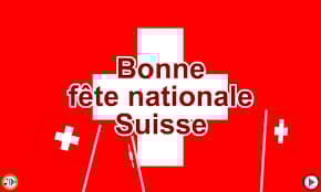 Bonne fête nationale à nos amis francophones suisses !