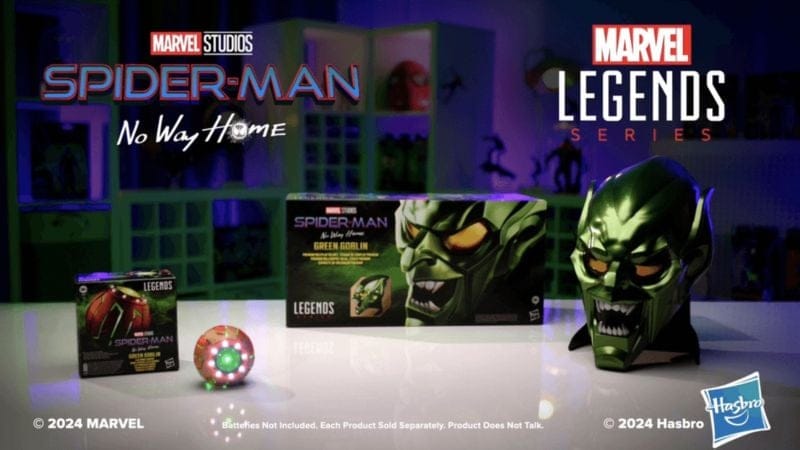 Tu peux maintenant te déguiser en Bouffon vert avec le masque de Hasbro.