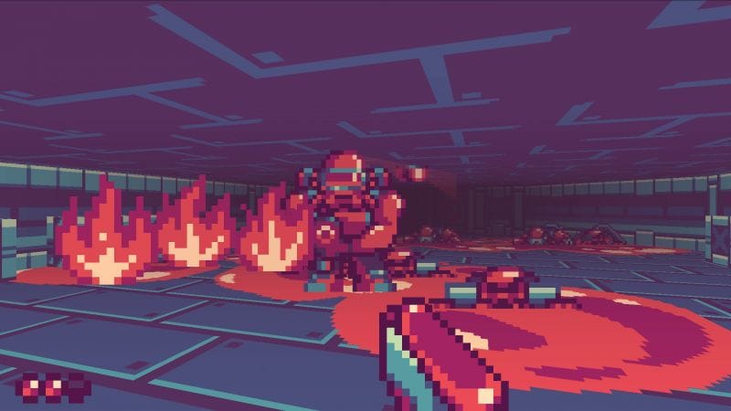 Test Exophobia - FPS rétro et Metroidvania, pour un résultat mitigé