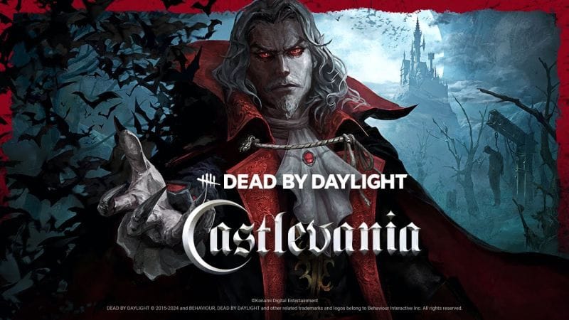 Dead by Daylight s'offre une collaboration avec Castlevania et en tease une autre avec Five Nights at Freddy's