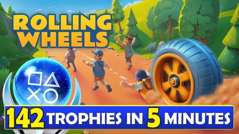 Easy Platinum WIth 71 Trophies | Autopop Platinum - Rolling Wheels Quick Trophy Guide