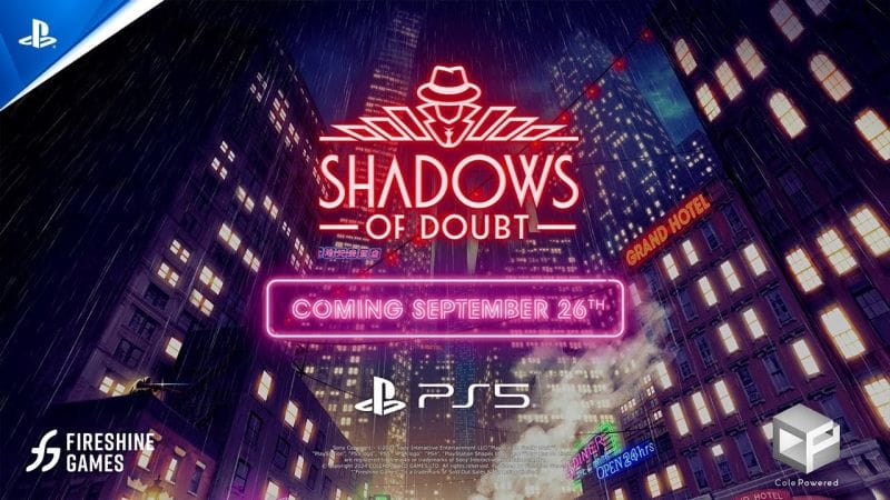 Shadows of Doubt - Release Date Announce Trailer | PS5 Games