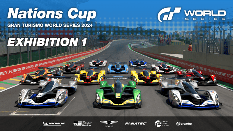 Ouverture de l'événement Gran Turismo World Series 2024 - Exhibition 1 - Nations Cup - Mode Sport - Gran Turismo 7 - gran-turismo.com