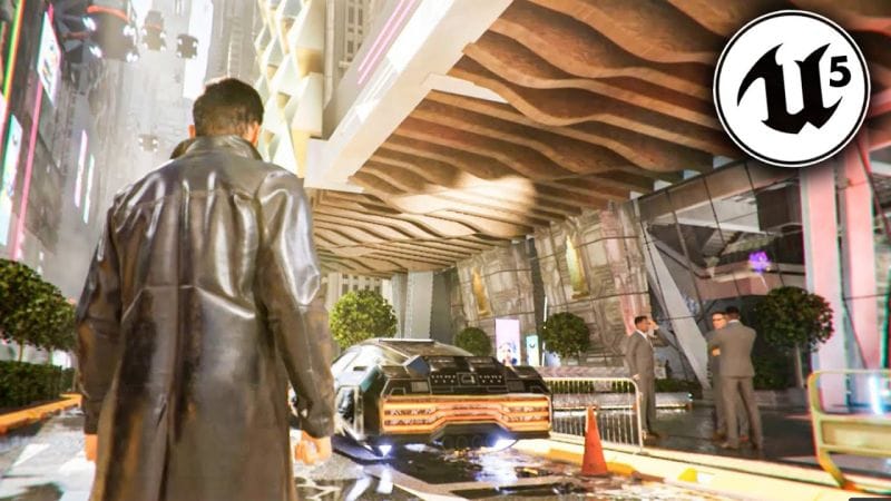 Unreal Engine 5 | C'est quoi ce jeu ? : Un JEU CYBERPUNK SOMBRE et SANGLANT
