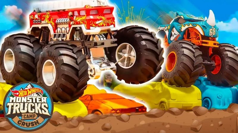 Les Monster Trucks s'affrontent pour devenir le champion ultime des Monster Trucks !