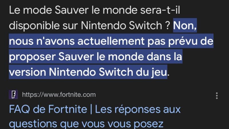 Sauver le monde sur switch ?