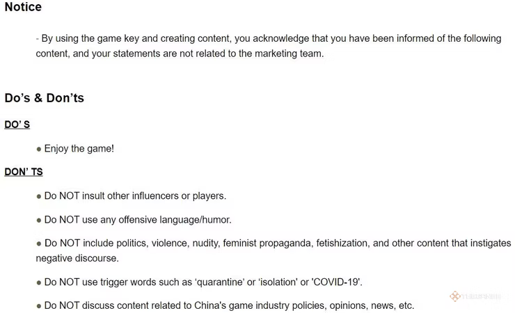 Game Science semble interdire aux influenceurs de discuter du féminisme dans le contexte du jeu. Black Myth: Wukong