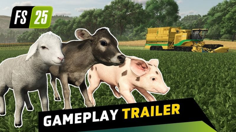🚨 Farming Simulator 25 Gameplay Trailer - Gamescom