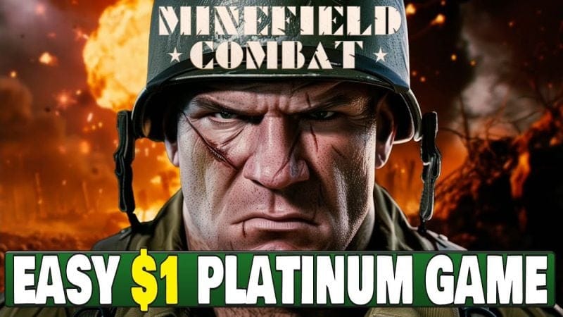New Easy $1 Platinum Worth Trying - Minefield Combat Quick Trophy Guide