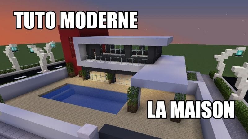 Minecraft - Tuto ville moderne #02 - La maison