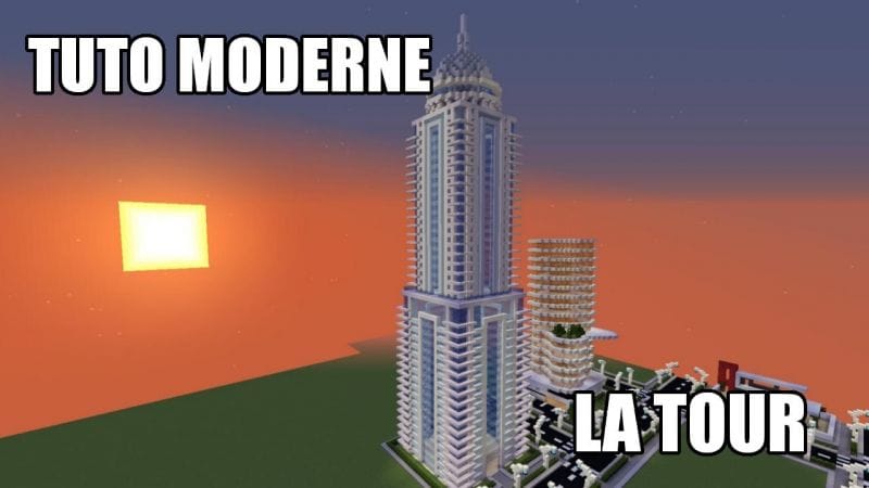 Minecraft - Tuto ville moderne #08 - La tour