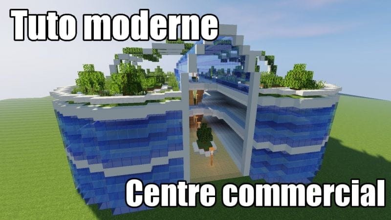 Minecraft - Tuto ville moderne #24 - Centre commercial 2/2