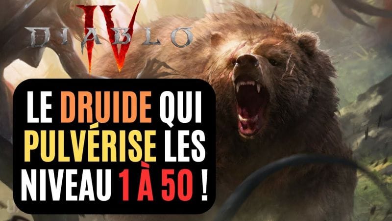 Le Druide Qui N'a Pas Le Temps De Discuter Dans Diablo 4 Pour Atteindre Le Niveau 50 !