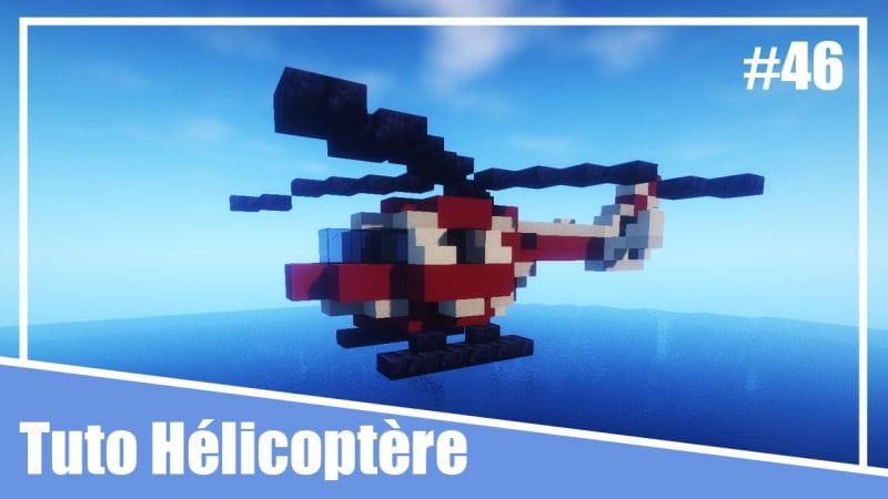 Minecraft - Tuto Ville Moderne #46 - Comment Construire un Hélicoptère