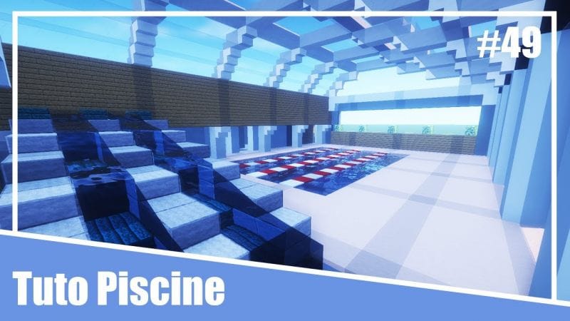 Minecraft - Tuto Ville Moderne #49 - Comment Construire une Piscine