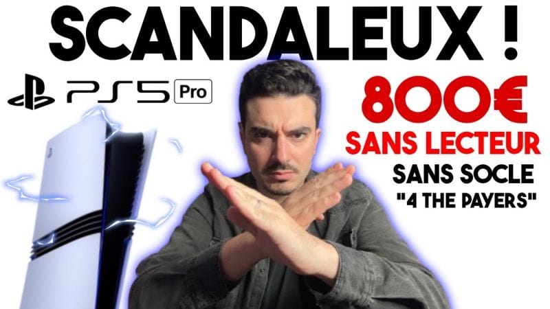 La PS5 PRO SANS LECTEUR à 800€ ! SONY SE FOUT DE NOUS ?!