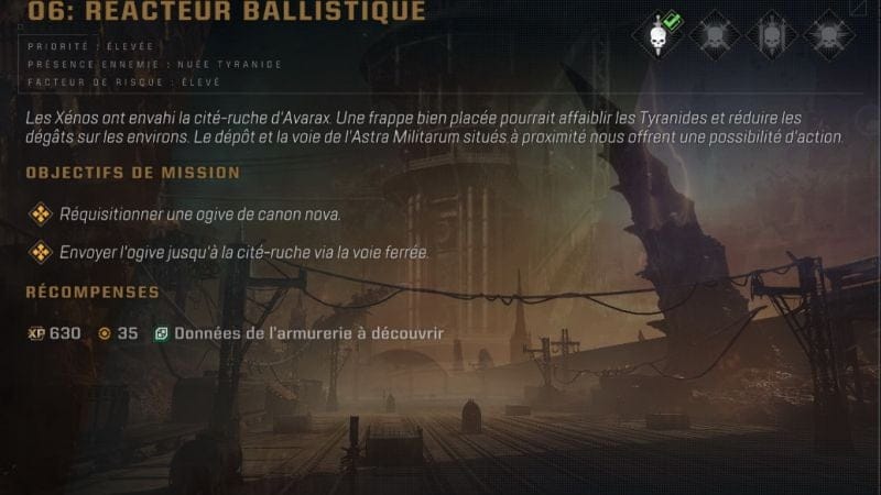 Réacteur ballistique (deux plaques de données)