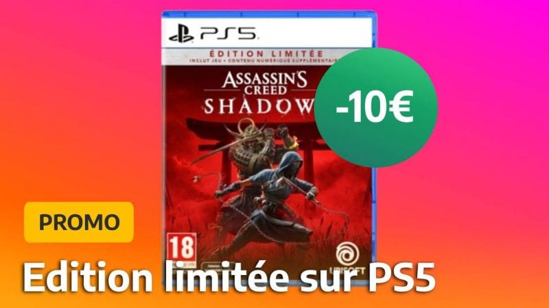 Pour avoir Assassin’s Creed Shadows moins cher sur PS5, il faut précommander le jeu dès maintenant avant la sortie officielle