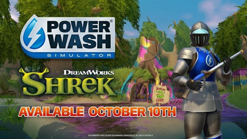 PowerWash Simulator : Un nouveau DLC qui sent divinement bon l'ogre Shrek