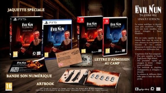 GEEKNPLAY - Evil Nun : The Broken Mask - L'édition physique arrive sur PlayStation 5 et Nintendo Switch